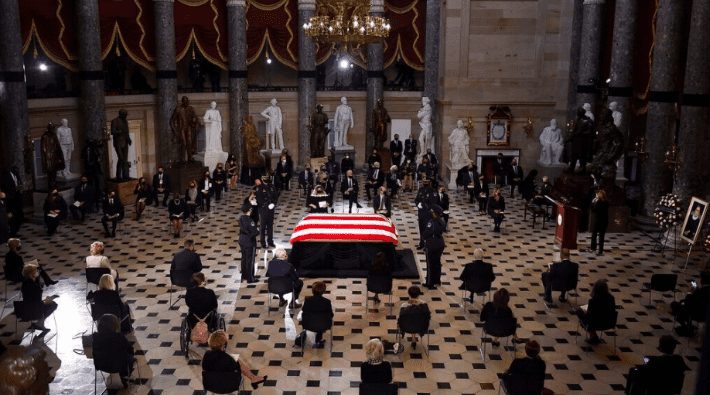 Ruth Bader Ginsburg Becomes The First Woman And The First Jewish Woman To Lie In State At Us Capitol