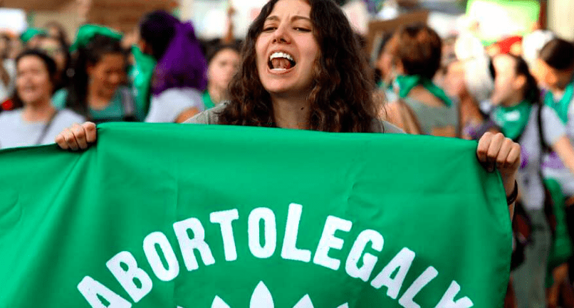 Protest To Legalize Abortion in Mexico