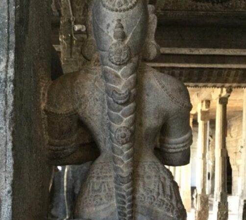 Stunning stone carvings in Bhu Varaha Swamy temple