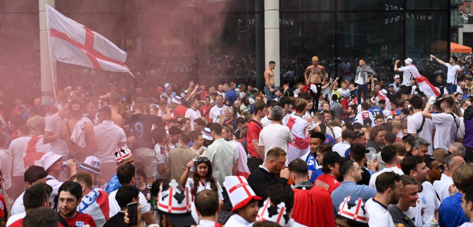 England Fans Created Ruckus On The Streets Of London
