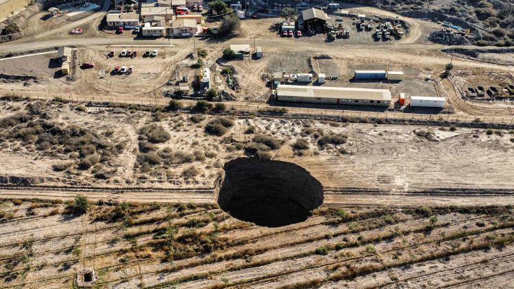Watch: Massive Sinkhole Emerges In Chilean Town, Measures Over 80 Feet