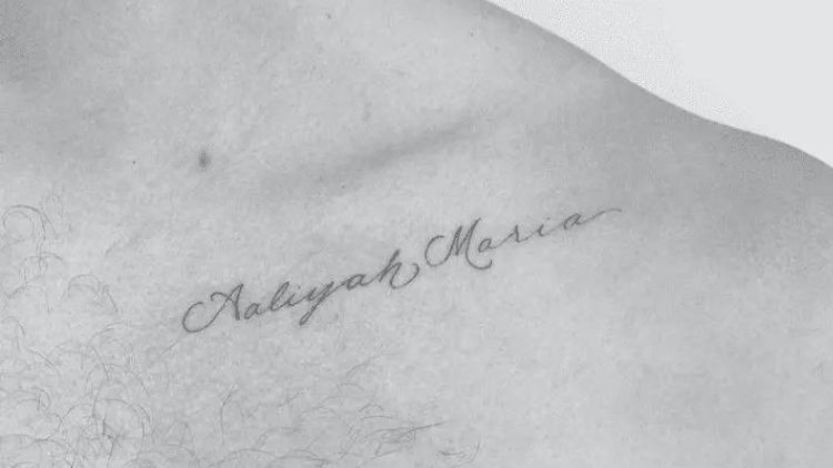 Shawn Mendes' Newest Tattoo Is In Honour Of His Little Sis, Aliyah. The Singer Got His Sister'S Name On His Left Collarbone.