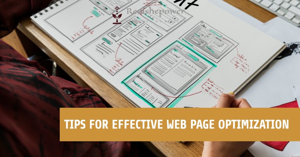 Tips For Effective Web Page Optimization