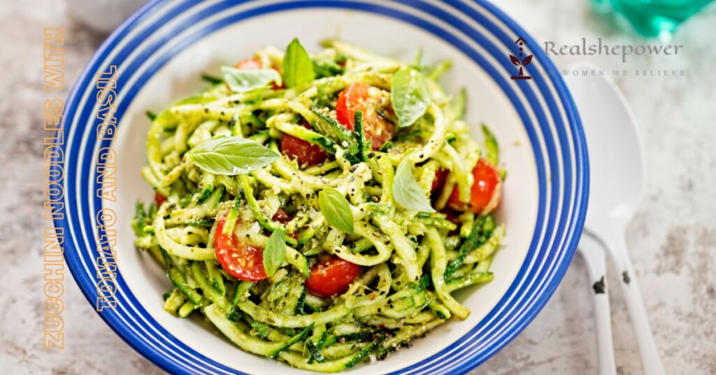 Zucchini Noodles With Tomato And Basil