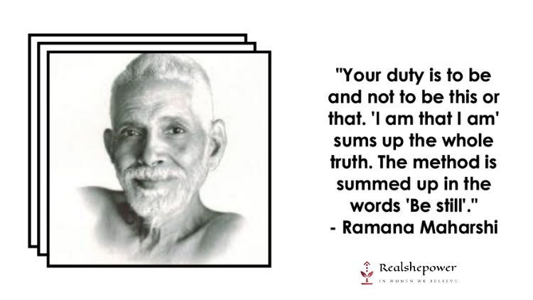 Ramana Maharshi Quote On Meditation 