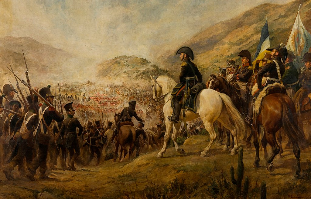 Chilean And Argentinean Troops, Led By José De San Martín, March To The Battle Of Chacabuco (Feb. 12, 1817).