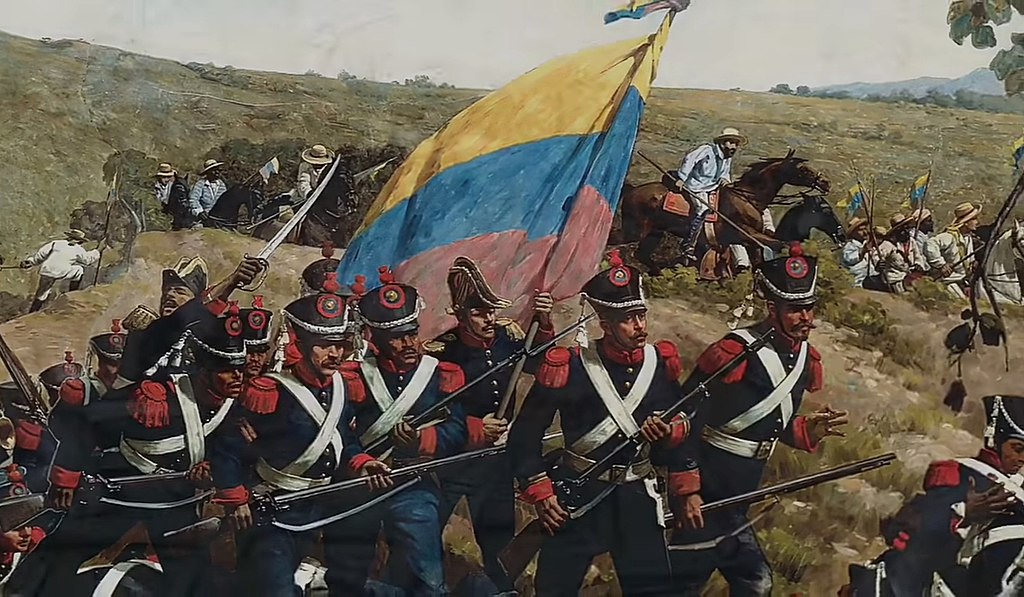 The Battle Of Carabobo (1887) By Martín Tovar Y Tovar. Federal Capitol Of Venezuela.