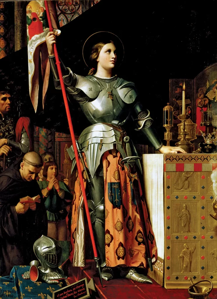 Joan Of Arc At The Coronation Of Charles Vii In Reims Cathedral, Oil On Canvas By J.-A.-D. Ingres, 1854; In The Louvre Museum, Paris. 240 × 178 Cm.
Photos.com/Jupiterimages
