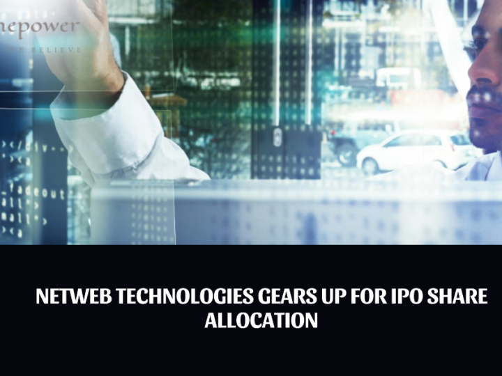 Anticipation Peaks As Netweb Technologies Gears Up For Ipo Share Allocation