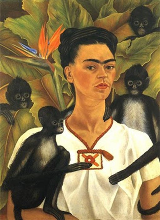 Frida And Her Connection With Flora And Fauna