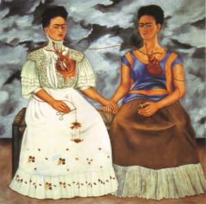 “The Two Fridas” By Frida Kahlo