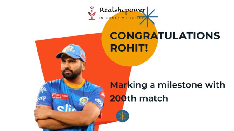 Rohit Sharma Marks A Milestone With 200Th Match For Mumbai Indians