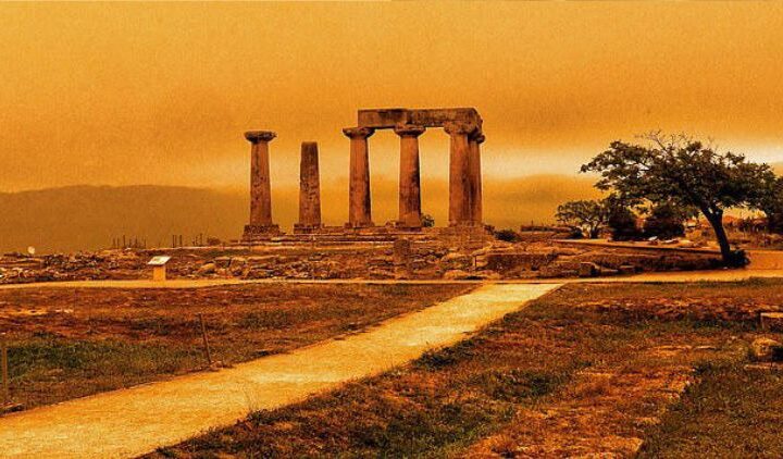 Greece Under An Orange Veil: Sahara Dust Storm Hits Landmarks