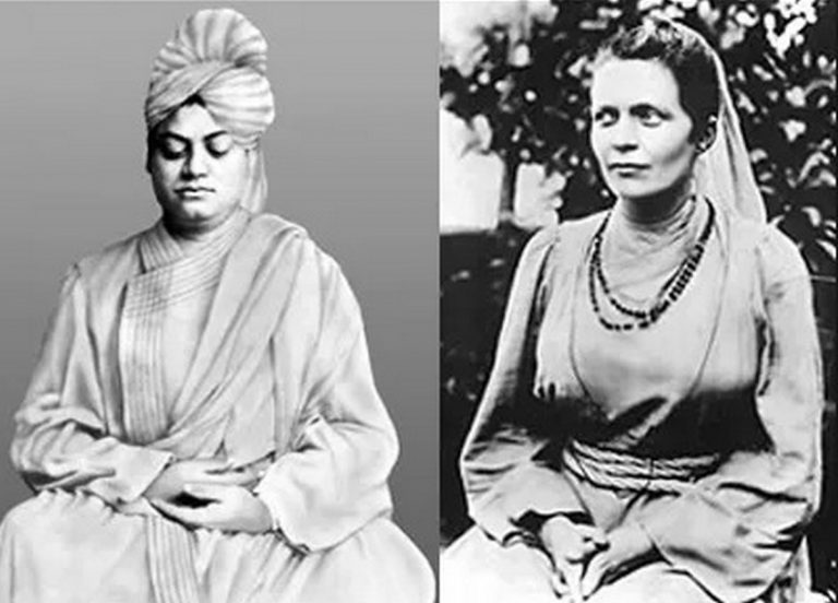 Swami Vivekananda And Sister Nivedita


