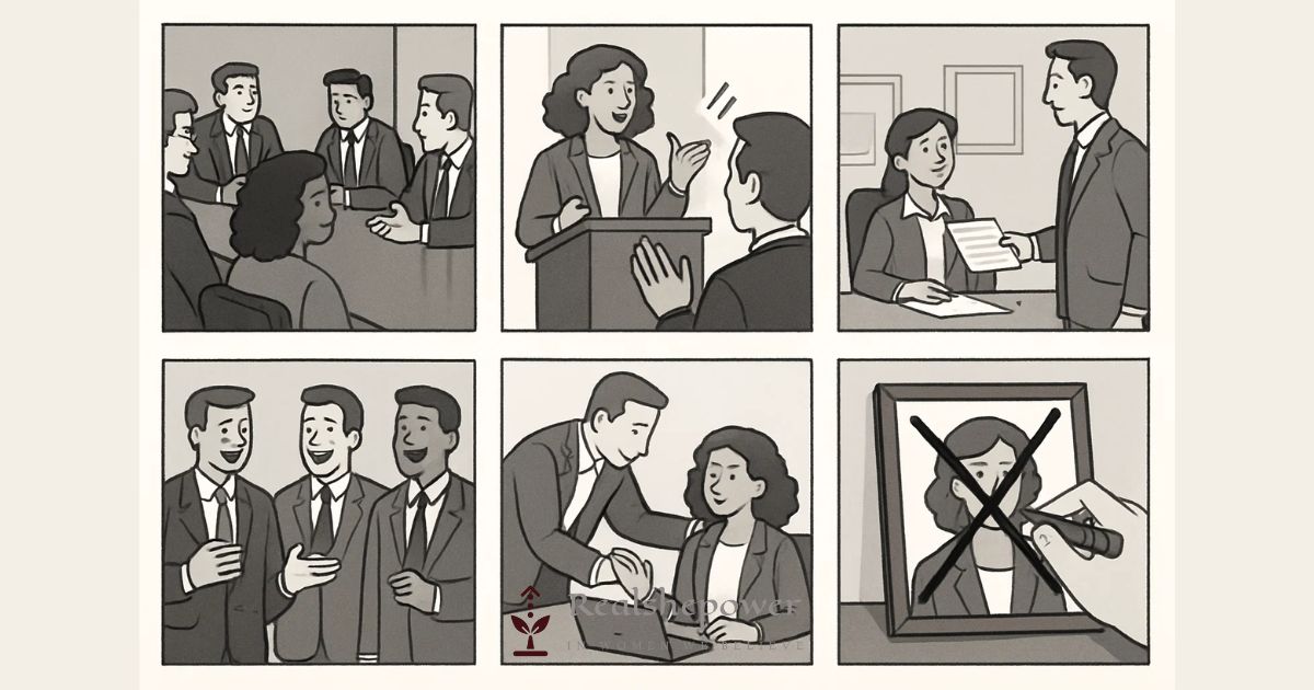 Six Steps To Erase A Woman From Power Without Ever Saying It Out Loud