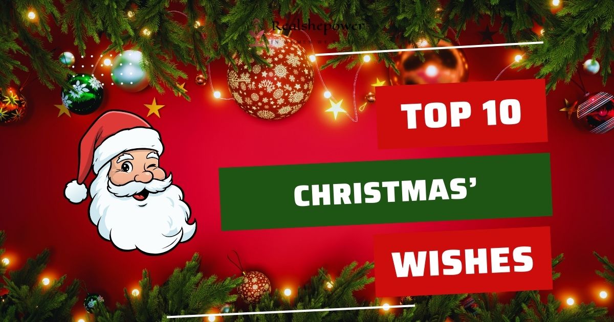 Top 10 Christmas Wishes To Make Her Smile
