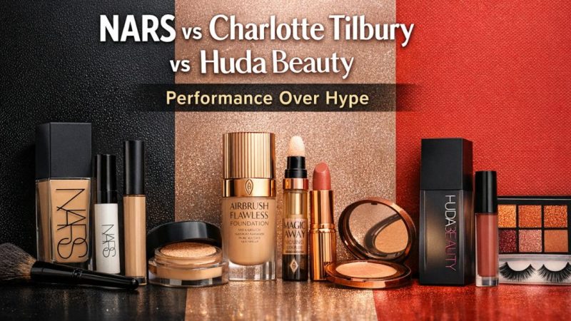 Nars Vs Charlotte Tilbury Vs Huda Beauty — Honest Comparison