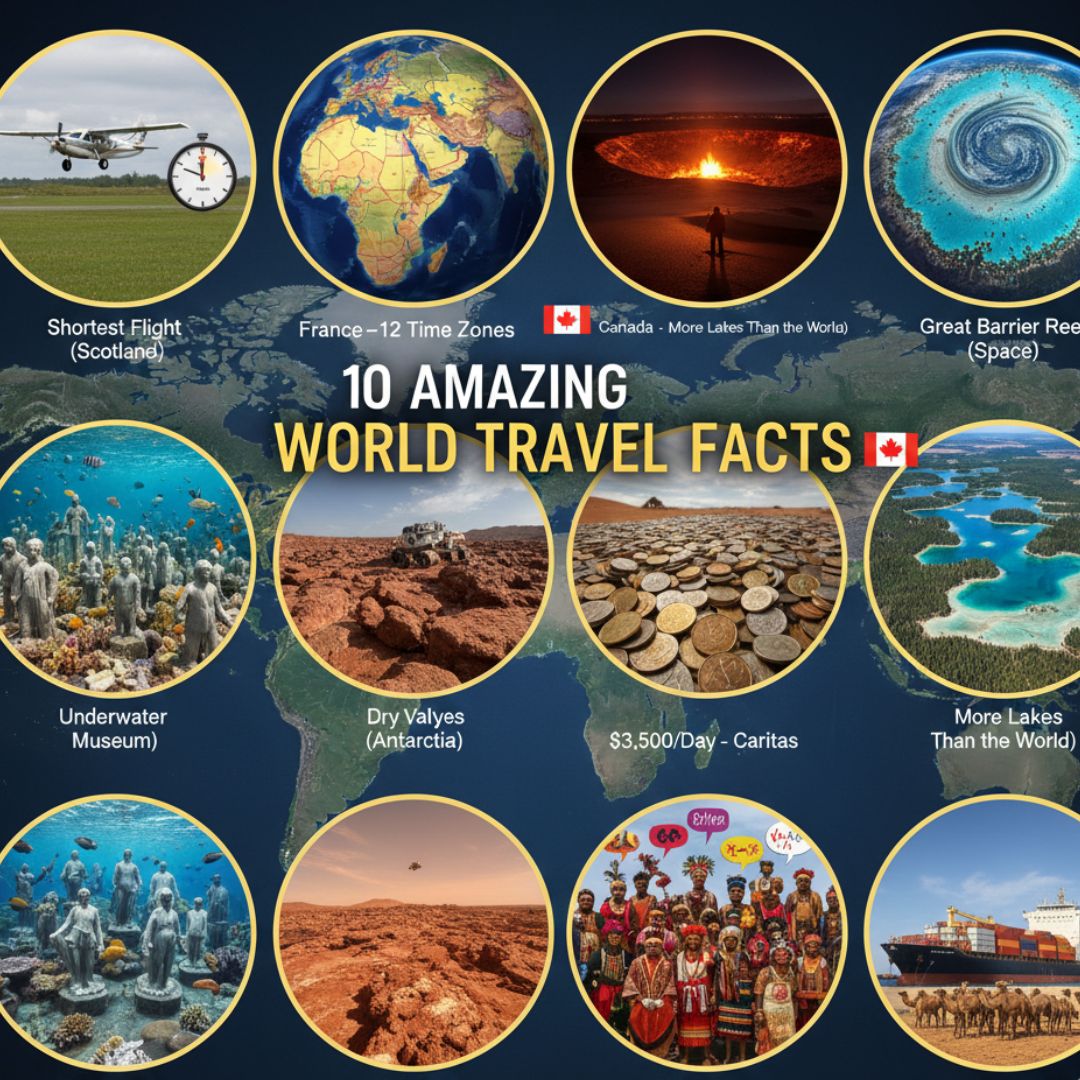 Beyond The Guidebook: 10 Astonishing Travel Facts That Will Ignite Your Wanderlust