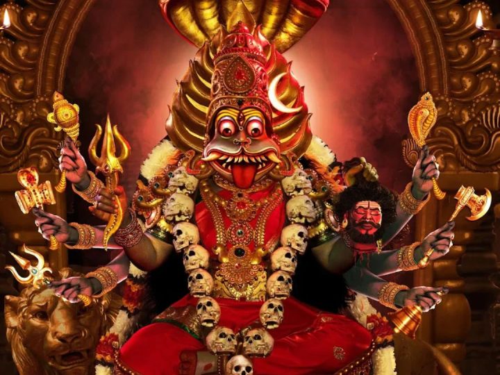 Decoding The Moon Symbolism Of Maa Pratyangira And The Secret Of Amrita