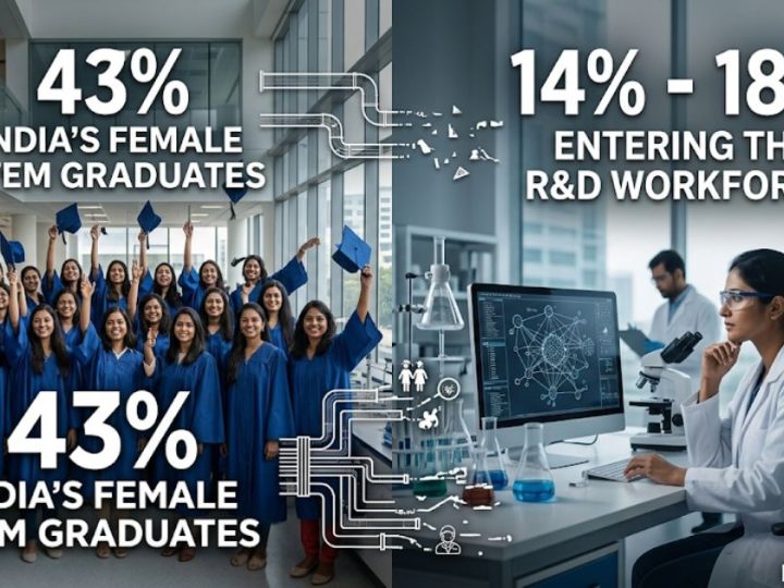 The Stem Paradox: Why India’s 43% Female Graduation Rate Isn’t Closing The Leadership Gap