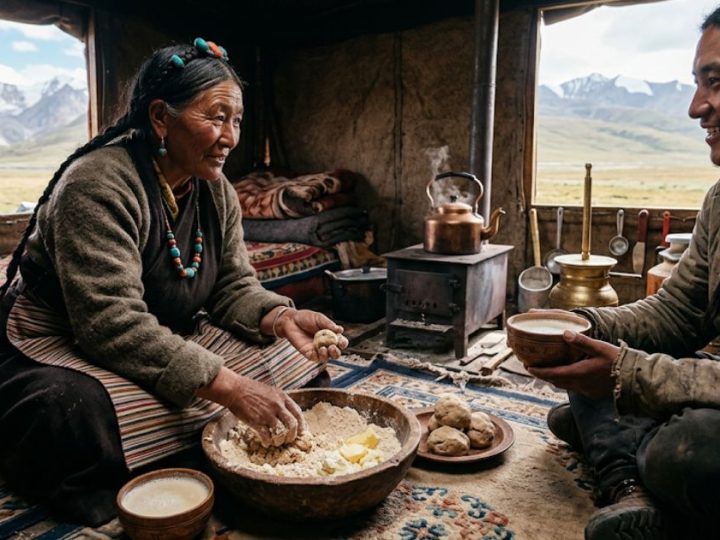 How To Prepare Tsampa (Roasted Barley Flour) At Home And What Is The Traditional Way To Eat It With Butter Tea?