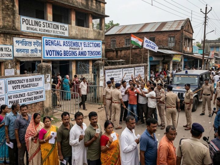 Bengal Assembly Elections Phase 2 Voting Begins Amid Tensions