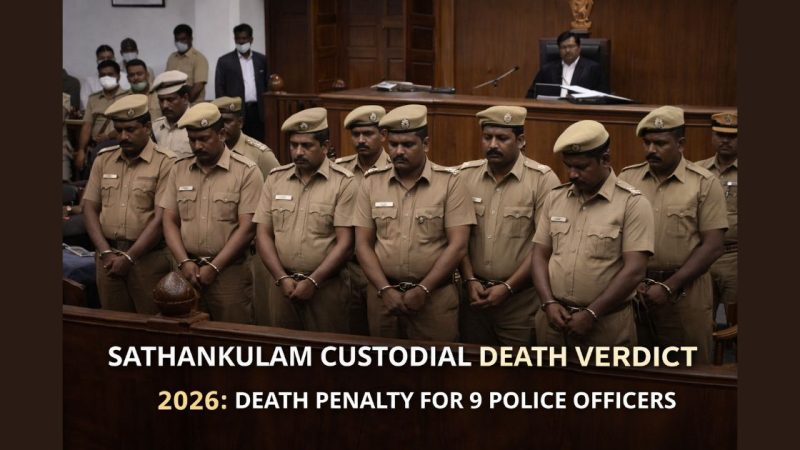 Sathankulam Custodial Death Verdict 2026: Death Penalty For 9 Police Officers