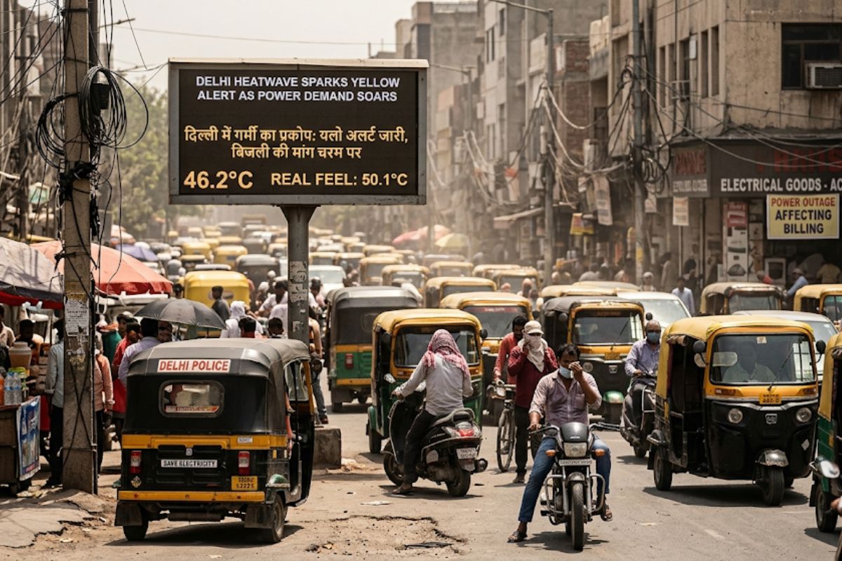 Delhi Heatwave Sparks Yellow Alert As Power Demand Soars