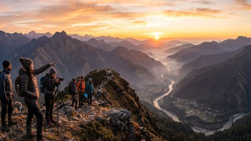 Chasing India’s Earliest Sunrise In Dong Valley