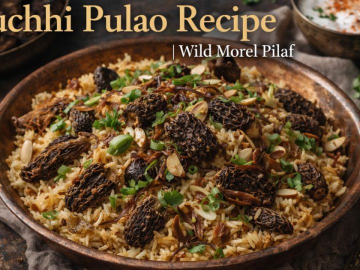 Professional Himalayan Guchhi Pulao Recipe | Wild Morel Pilaf