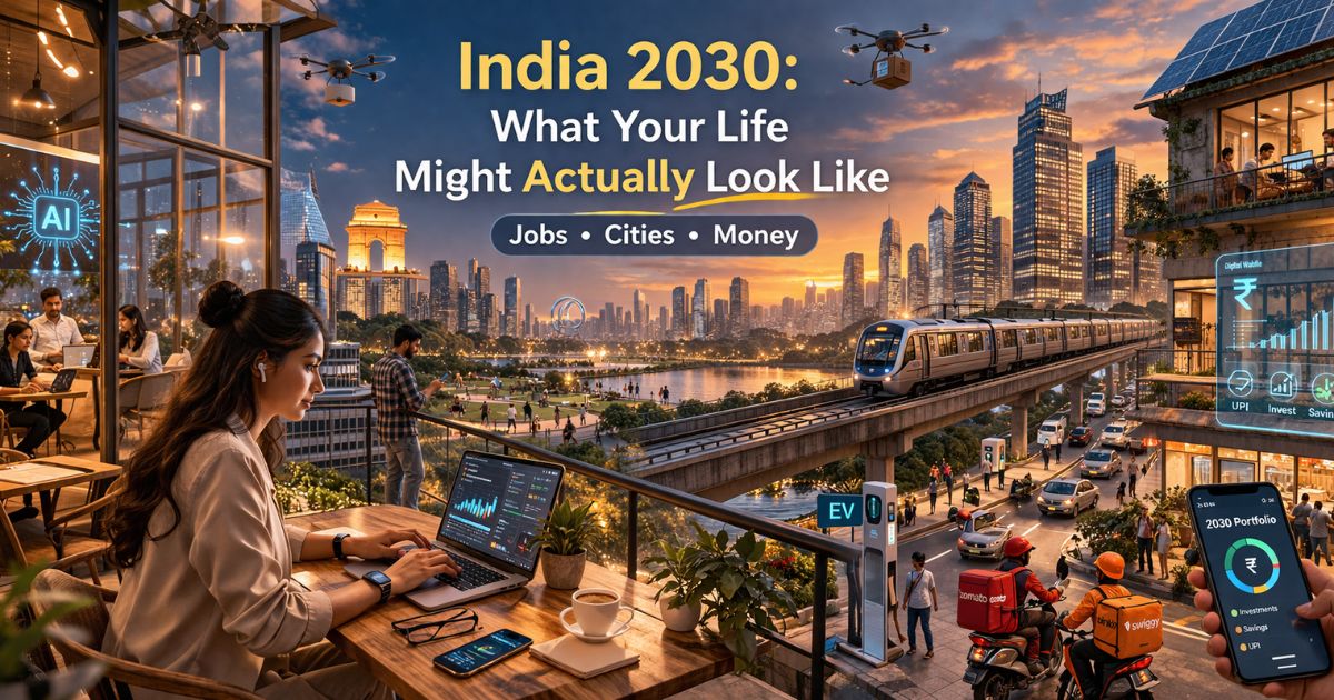 India 2030: What Your Life Might Actually Look Like (Jobs, Cities, Money)