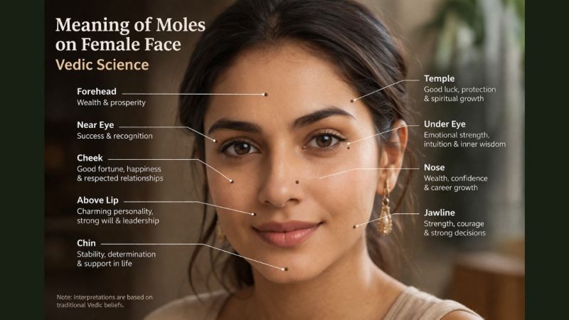 Samudrika Shastra: Meaning Of Moles On Female Face | Vedic Science