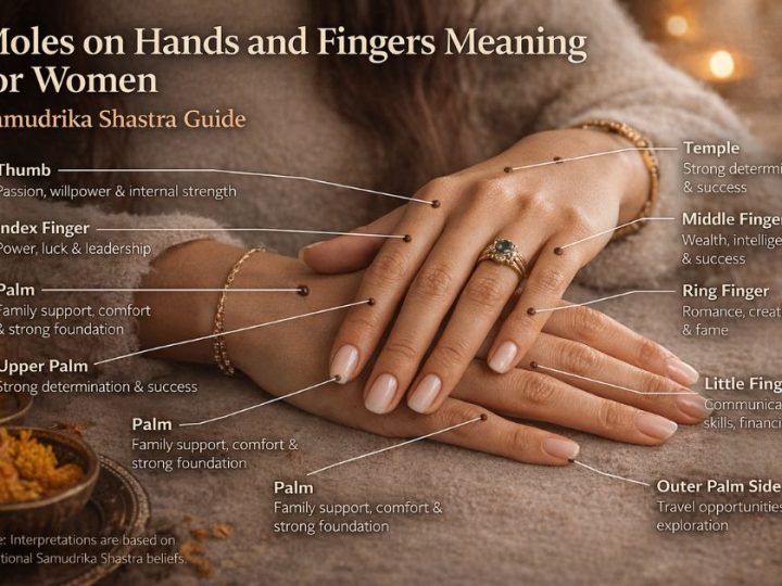 Moles On Hands And Fingers Meaning For Women | Samudrika Shastra Guide