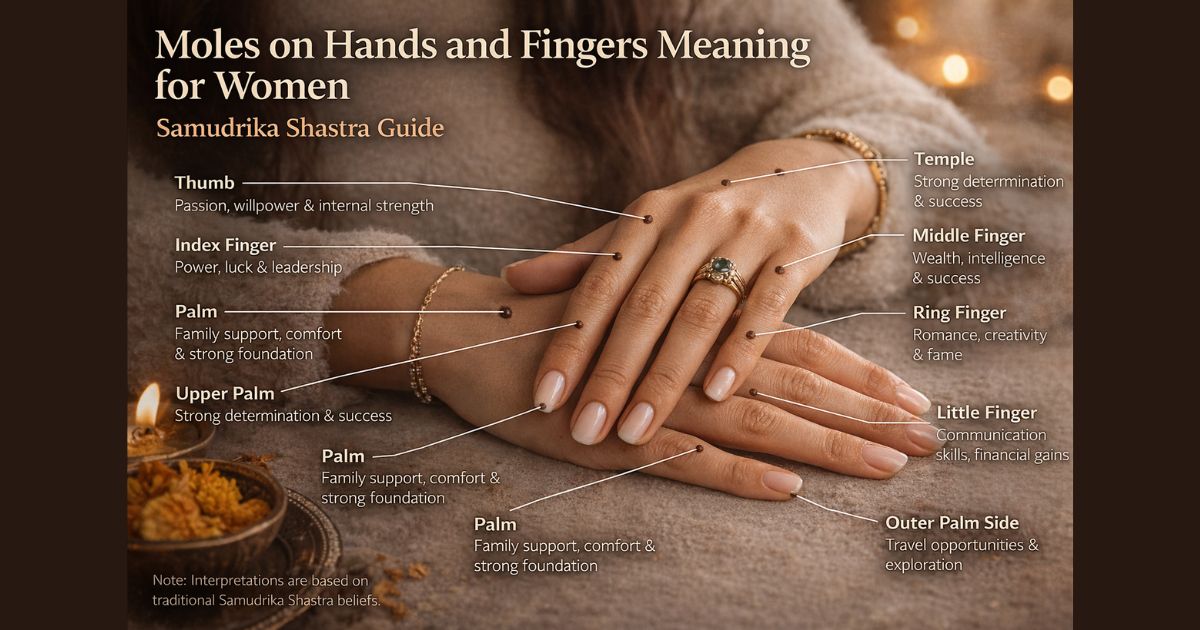 Moles On Hands And Fingers Meaning Samudrika Shastra Women
