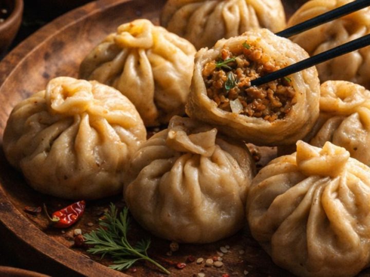 Recipe For Authentic Tibetan Momos Including The Dough And The Spicy Sephel Dipping Sauce