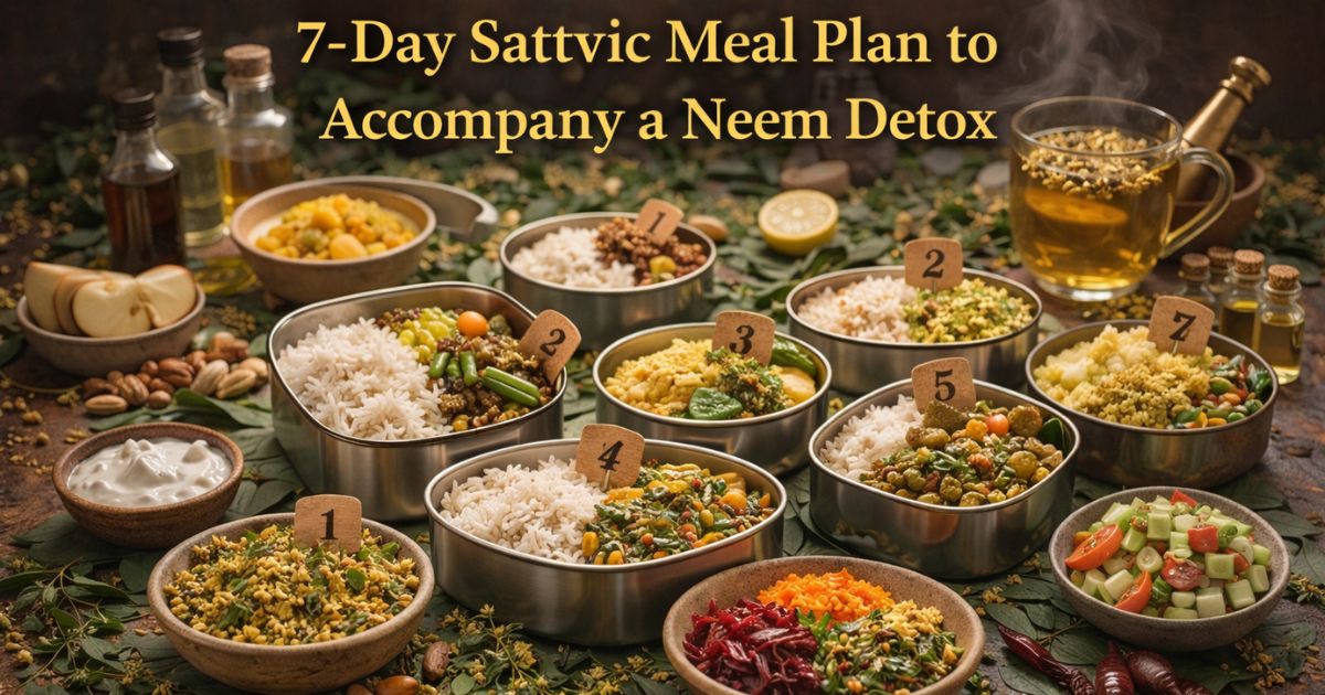 7-Day Sattvic Meal Plan To Accompany A Neem Detox