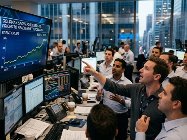 Goldman Sachs Forecasts Oil Prices To Reach Ninety Dollars
