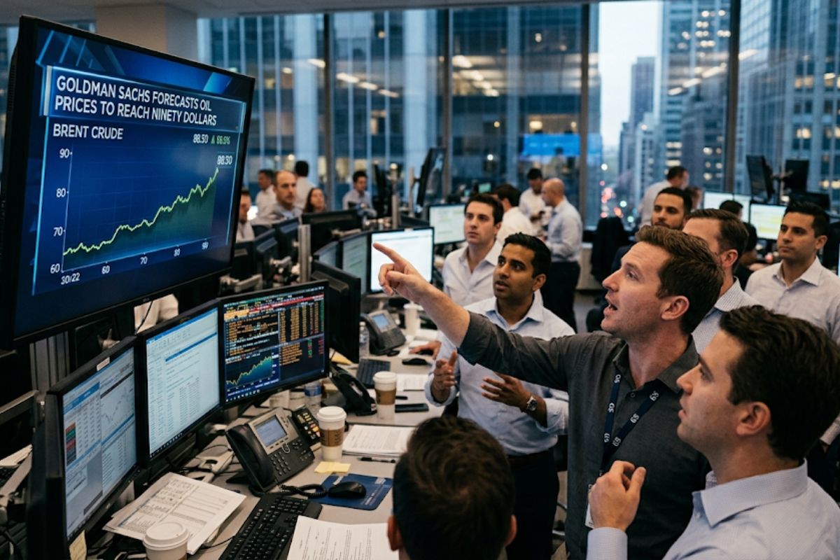 Goldman Sachs Forecasts Oil Prices To Reach Ninety Dollars