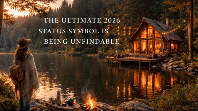 The Ultimate 2026 Status Symbol Is Being Unfindable