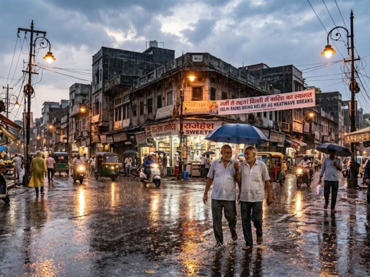 Delhi Rains Bring Relief As Heatwave Breaks