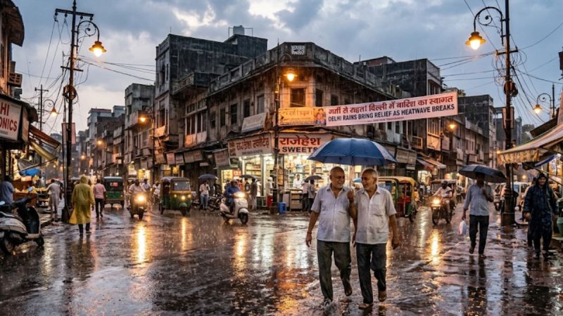 Delhi Rains Bring Relief As Heatwave Breaks