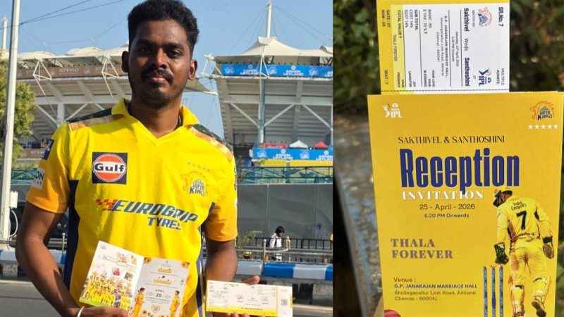 The Wedding Invite That Looks Like An Ipl Ticket