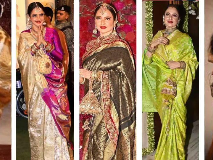 Rekha’s Timeless Saree Legacy: How One Woman Turned Indian Ethnic Wear Into Eternal Glamour