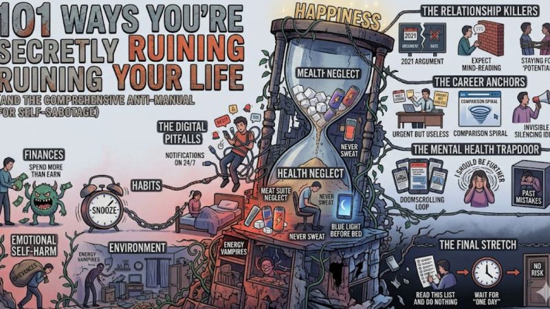 101 Ways You’re Secretly Ruining Your Life (And How To Stop Before It’s Too Late)