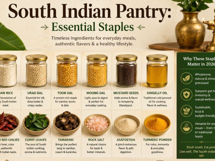 The 2026 South Indian Pantry: Essential Staples