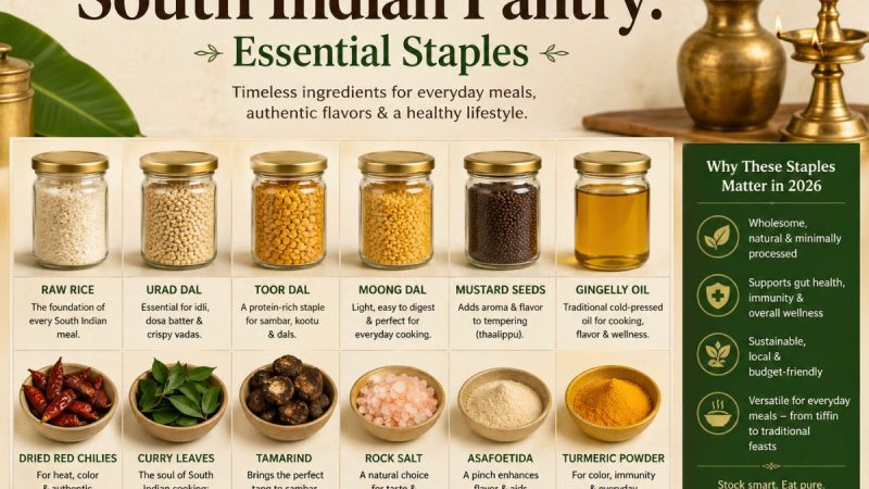 The 2026 South Indian Pantry: Essential Staples