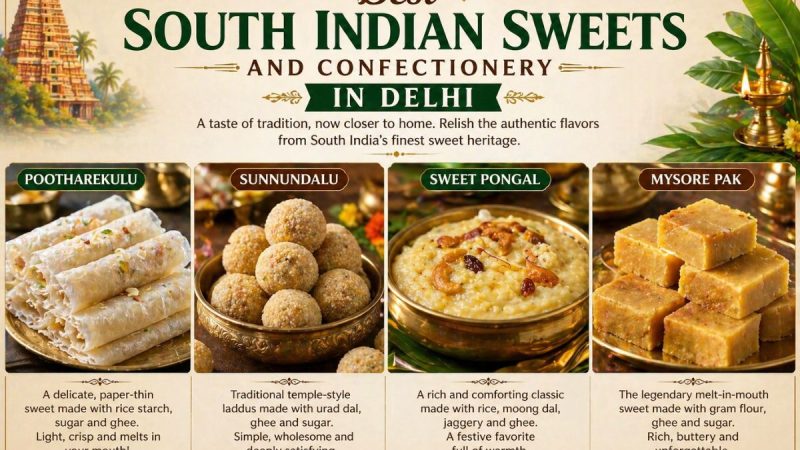 Best South Indian Sweets And Confectionery In Delhi