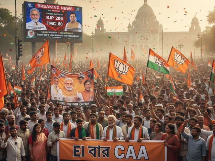 Saffron Surge In The East: Bjp Ends Tmc’s 15-Year Rule In West Bengal 2026