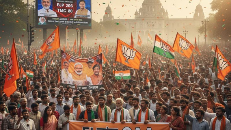 Saffron Surge In The East: Bjp Ends Tmc’s 15-Year Rule In West Bengal 2026