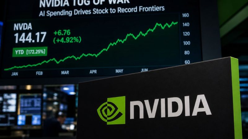 Nvidia Tug Of War As Ai Spending Drives Stock To Record Frontiers